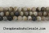 CAA1816 15.5 inches 16mm round banded agate gemstone beads