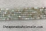 CAA1840 15.5 inches 4mm round banded agate gemstone beads