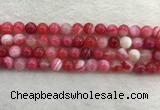 CAA1893 15.5 inches 10mm round banded agate gemstone beads