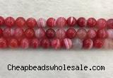 CAA1895 15.5 inches 14mm round banded agate gemstone beads