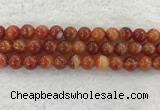 CAA1905 15.5 inches 14mm round banded agate gemstone beads