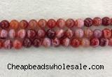 CAA1924 15.5 inches 12mm round banded agate gemstone beads