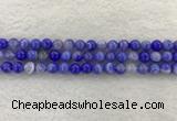 CAA1942 15.5 inches 8mm round banded agate gemstone beads