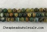 CAA1966 15.5 inches 16mm round banded agate gemstone beads