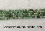 CAA1980 15.5 inches 4mm round banded agate gemstone beads