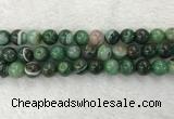 CAA1995 15.5 inches 14mm round banded agate gemstone beads