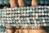 CAA2240 15.5 inches 6mm faceted round banded agate beads