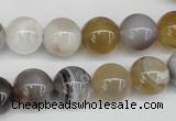 CAA226 15.5 inches 12mm round botswana agate gemstone beads