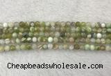 CAA2308 15.5 inches 4mm round banded agate gemstone beads