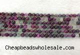 CAA2329 15.5 inches 4mm round banded agate gemstone beads