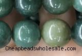 CAA2360 15.5 inches 12mm round moss agate beads wholesale