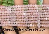 CAA3261 15 inches 4mm faceted round agate beads wholesale