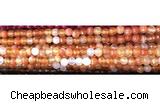 CAA3293 15 inches 6mm faceted round agate beads wholesale