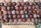 CAA3623 15.5 inches 10mm round Portuguese agate beads wholesale