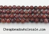 CAA3631 15.5 inches 10mm faceted round Portuguese agate beads