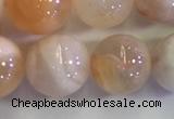 CAA3644 15.5 inches 8mm round sakura agate beads wholesale