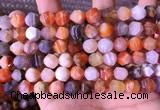 CAA3763 15.5 inches 10mm faceted nuggets mixed botswana agate beads