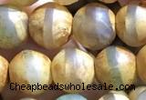 CAA3874 15 inches 8mm round tibetan agate beads wholesale