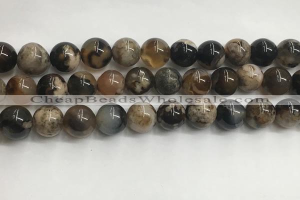 CAA3972 15.5 inches 10mm round sakura agate gemstone beads