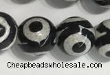 CAA3992 15 inches 10mm round tibetan agate beads wholesale