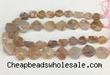 CAA4043 15.5 inches 18*25mm - 22*25mm nuggets sakura agate beads