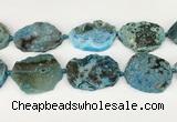 CAA4088 15.5 inches 33*40mm - 38*45mm freeform ocean agate beads