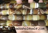 CAA4188 15.5 inches 15*20mm drum line agate gemstone beads