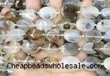 CAA4373 15.5 inches 13*18mm oval Montana agate beads wholesale