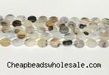 CAA4383 15.5 inches 12mm flat round Montana agate beads