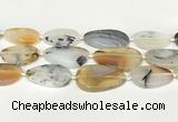 CAA4394 15.5 inches 18*28mm - 30*45mm freeform Montana agate beads