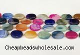 CAA4414 15.5 inches 15*20mm oval agate druzy geode beads