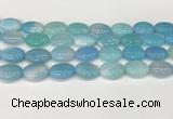 CAA4665 15.5 inches 13*18mm oval banded agate beads wholesale