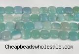 CAA4753 15.5 inches 16*16mm square banded agate beads wholesale