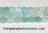 CAA4769 15.5 inches 20*20mm square banded agate beads wholesale