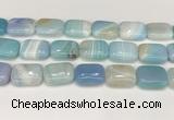 CAA4825 15.5 inches 18*25mm rectangle banded agate beads wholesale