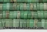 CAA4850 15.5 inches 2*4mm heishi grass agate beads wholesale