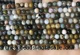 CAA4920 15.5 inches 4mm round ocean agate beads wholesale