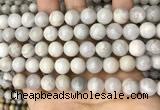 CAA4930 15.5 inches 10mm round grey agate beads wholesale