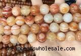 CAA4954 15.5 inches 14mm round Madagascar agate beads wholesale