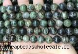 CAA4967 15.5 inches 10mm round green dendritic agate beads