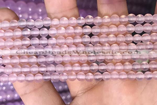 CAA5080 15.5 inches 4mm round purple agate beads wholesale