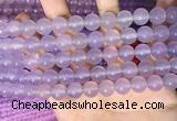 CAA5083 15.5 inches 10mm round purple agate beads wholesale