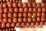 CAA5101 15.5 inches 10mm round red agate gemstone beads