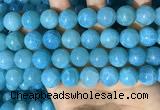 CAA5146 15.5 inches 14mm round dragon veins agate beads wholesale