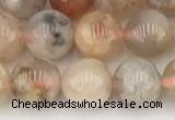 CAA5281 15.5 inches 8mm round sakura agate gemstone beads