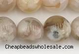 CAA5283 15.5 inches 12mm round sakura agate gemstone beads