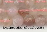 CAA5285 15.5 inches 6mm round natural sakura agate beads