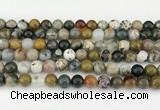 CAA5331 15.5 inches 8mm round ocean agate beads wholesale