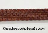 CAA5352 15.5 inches 10*14mm drum agate gemstone beads