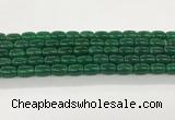 CAA5355 15.5 inches 10*14mm drum agate gemstone beads